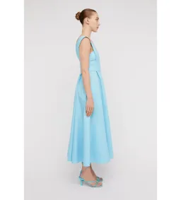 Scanlan Theodore Parachute Panelled Midi Dress in Sky Blue Size S / AU 8 for rent on The Volte - image 2