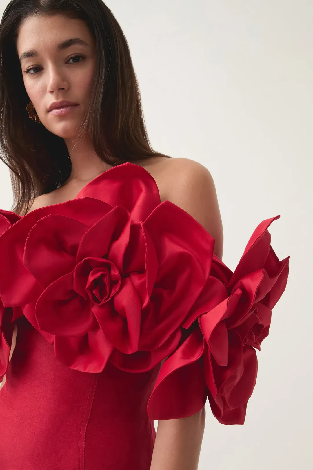 Aje Etta Mini Dress Red Size 10 for rent on The Volte - main image