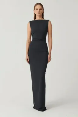 Effie Kats Verona Gown Black Size 12 for rent on The Volte - image 1