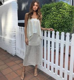 Manning Cartell Flash Bulb Metallic Dress Size 6 for rent on The Volte - image 5