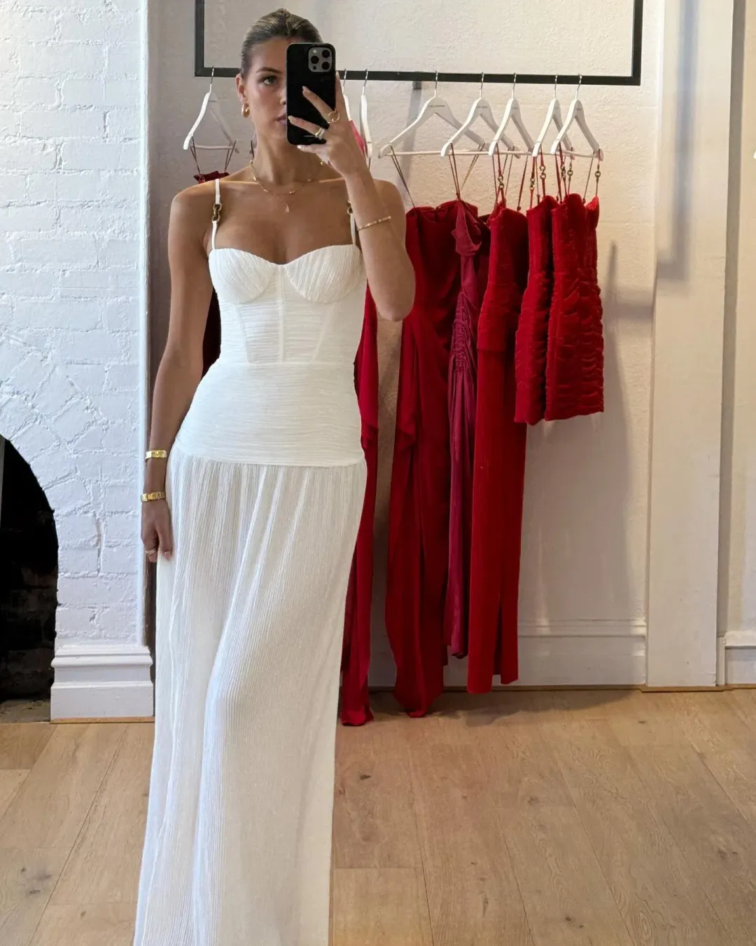 Manning Cartell  Double Time Pleat Dress 8 for rent on The Volte - main image