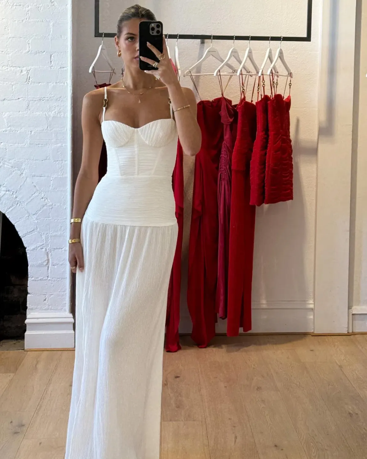 Manning Cartell  Double Time Pleat Dress 8 for rent on The Volte - main image