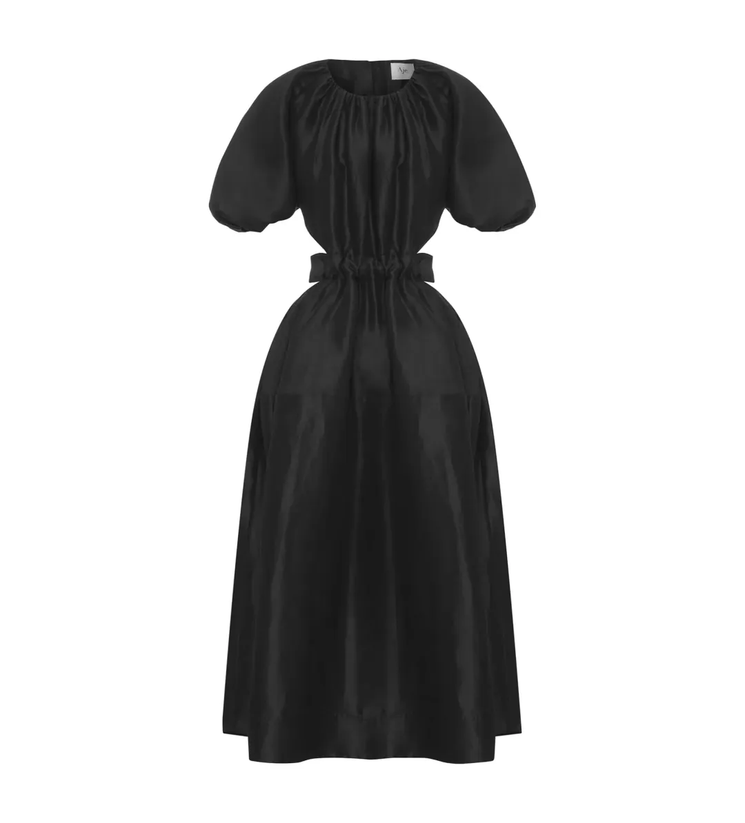 Aje Mimosa Cut Out Midi Dress in Black Size M / AU 10 for rent on The Volte - main image