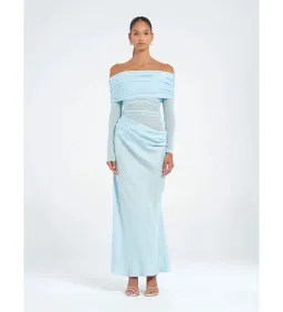 Benni Yasmin Maxi Dress Baby Blue Size 8 for rent on The Volte - image 1