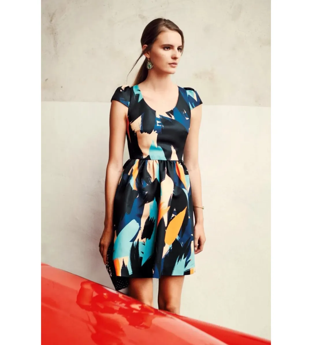 Anthropologie Pinion Mini Dress Multi Size 6 for rent on The Volte - main image