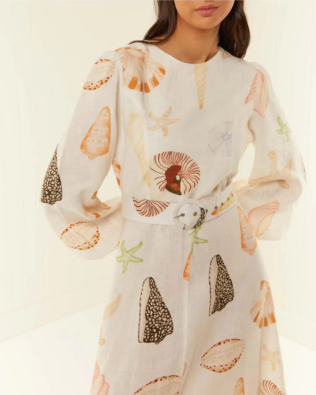 Palm Noosa Melrose Dress Shells Maxi Size AU 6 for rent on The Volte - main image