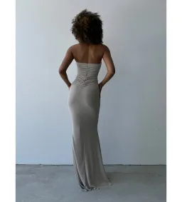 Lexi Tiffany Maxi Dress Champagne Size AU 6  for rent on The Volte - image 2