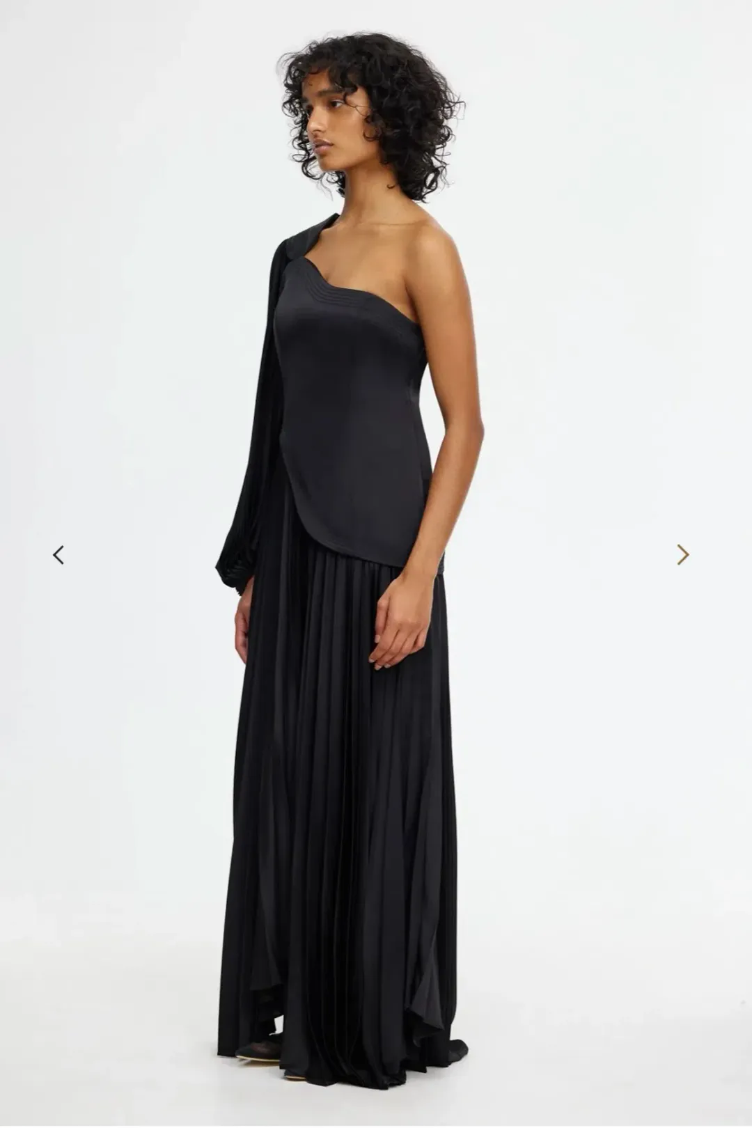 Acler Denbury Maxi Dress Black Size 10 for rent on The Volte - main image