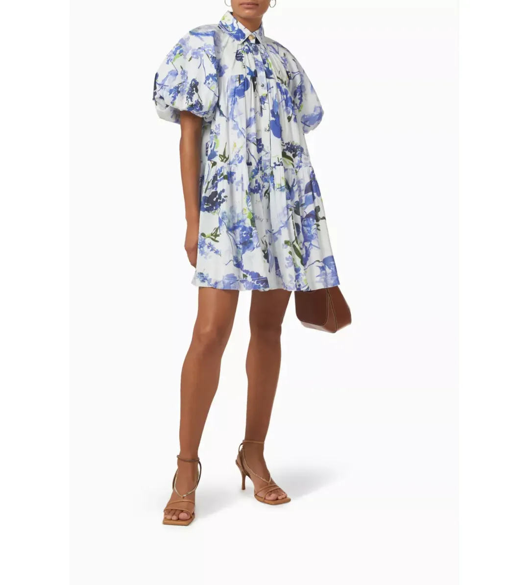 Aje Pablo Smock Mini Dress in Cotton Size AU 12 for rent on The Volte - main image