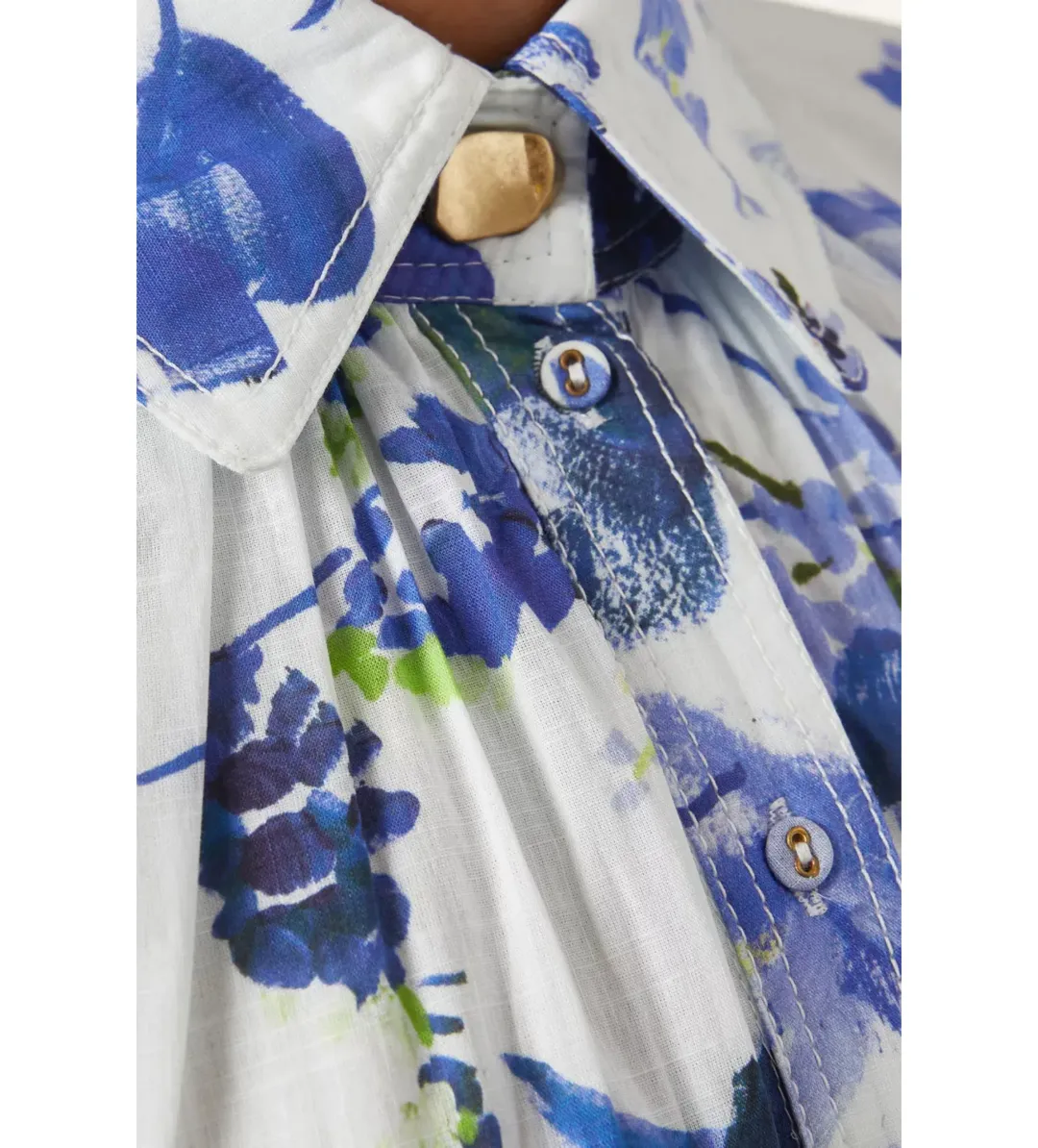 Aje Pablo Smock Mini Dress in Cotton Size AU 12 for rent on The Volte - main image