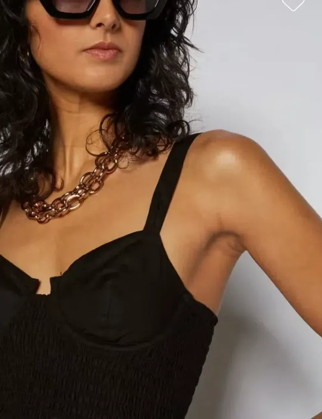 Scanlan Theodore Cotton Bralette Midi Dress Black Size 6 for rent on The Volte - main image