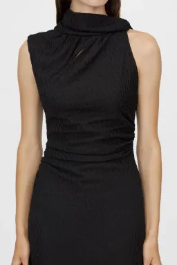 Camilla And Marc Davana Midi Dress Black Size 10 for rent on The Volte - image 3