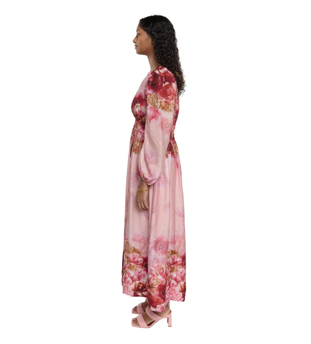 Sheike Swan Lake Dress Pink Print Size 16 for rent on The Volte - main image