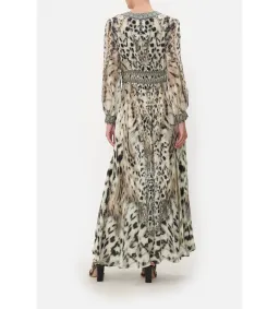 Camilla Snow Whispers Button Dress With Shaped Waistband  Size S/Au 10  for rent on The Volte - image 2