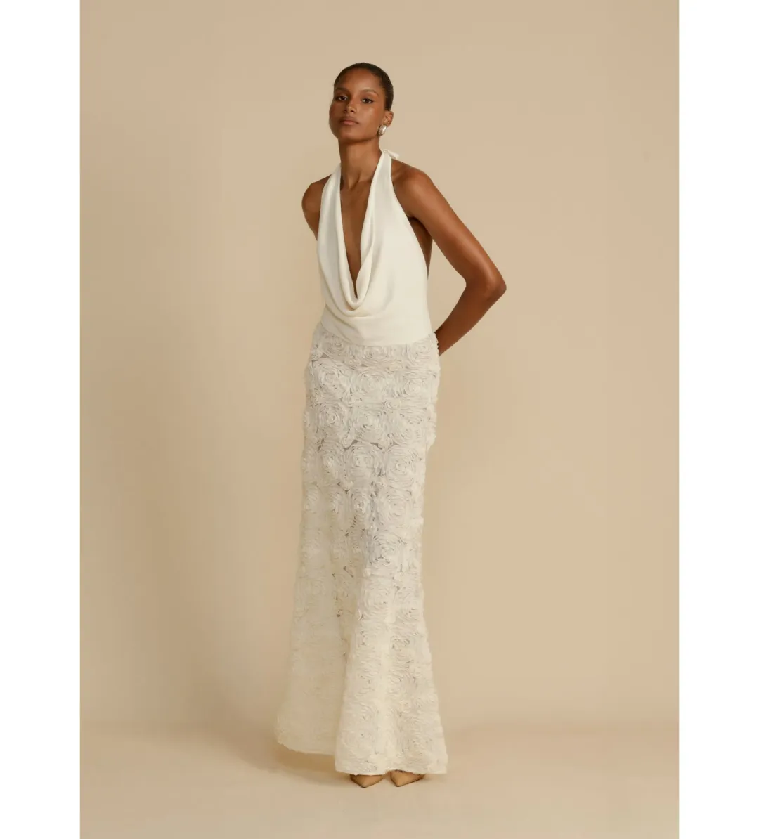 Arcina Ori Adriana Dress Ivory Size S/Au 8 for rent on The Volte - main image