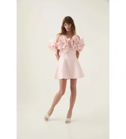 Aje Etta Mini Dress in Pastel Pink Size AU 10 for rent on The Volte - image 1