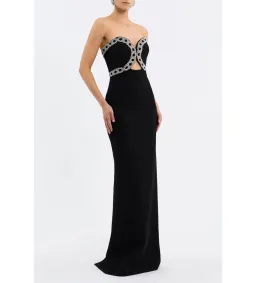Rebecca Vallance Celinda Gown in Black Size AU 10 for rent on The Volte - image 2