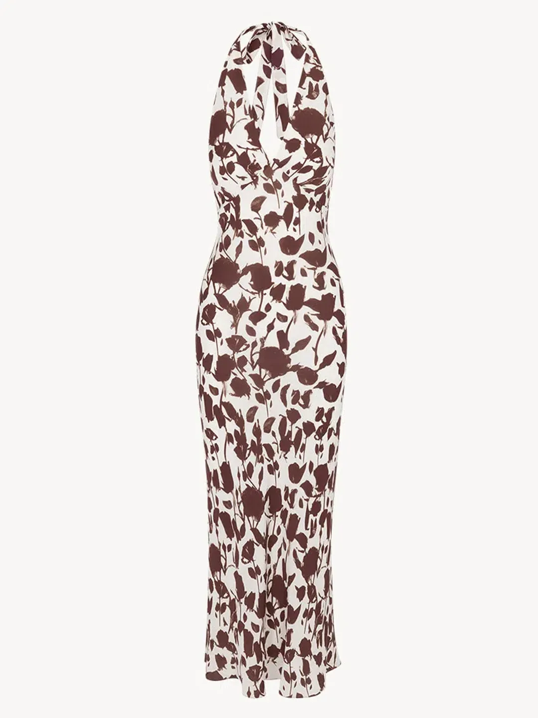 Realisation Par The Simone Maxi Dress in Chocolate Havana Size 6/XS for rent on The Volte - main image