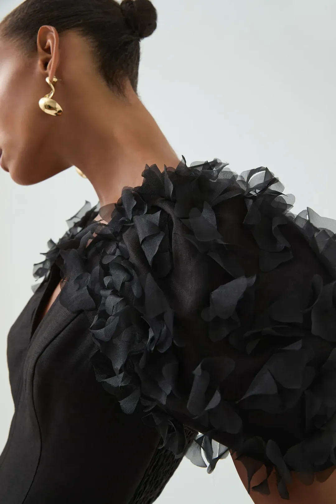 Aje Muse Maxi Dress Black  Size 16 for rent on The Volte - main image