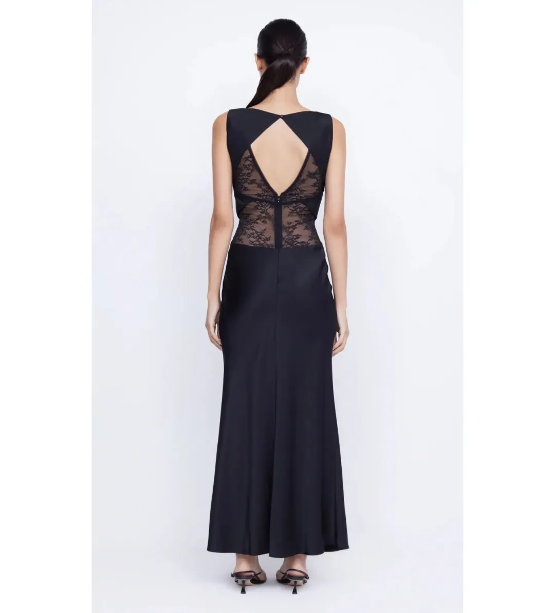 Bec & Bridge Juliette V Neck Maxi Dress in Black Size AU 12 for rent on The Volte - main image