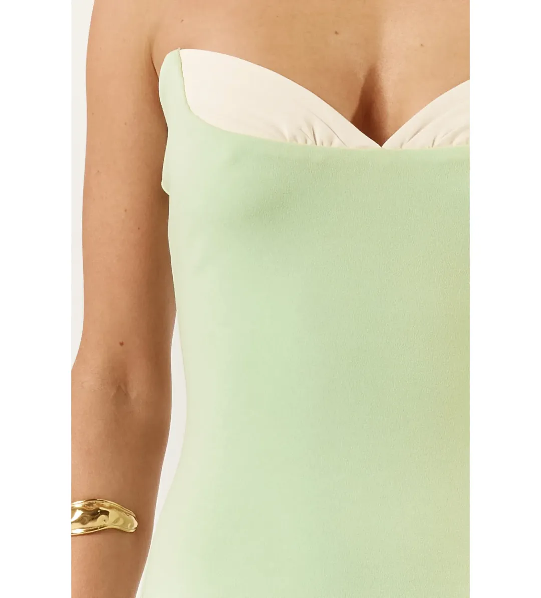 She is Olla Nicolette Maxi Dress Green Size 8/XS for rent on The Volte - main image