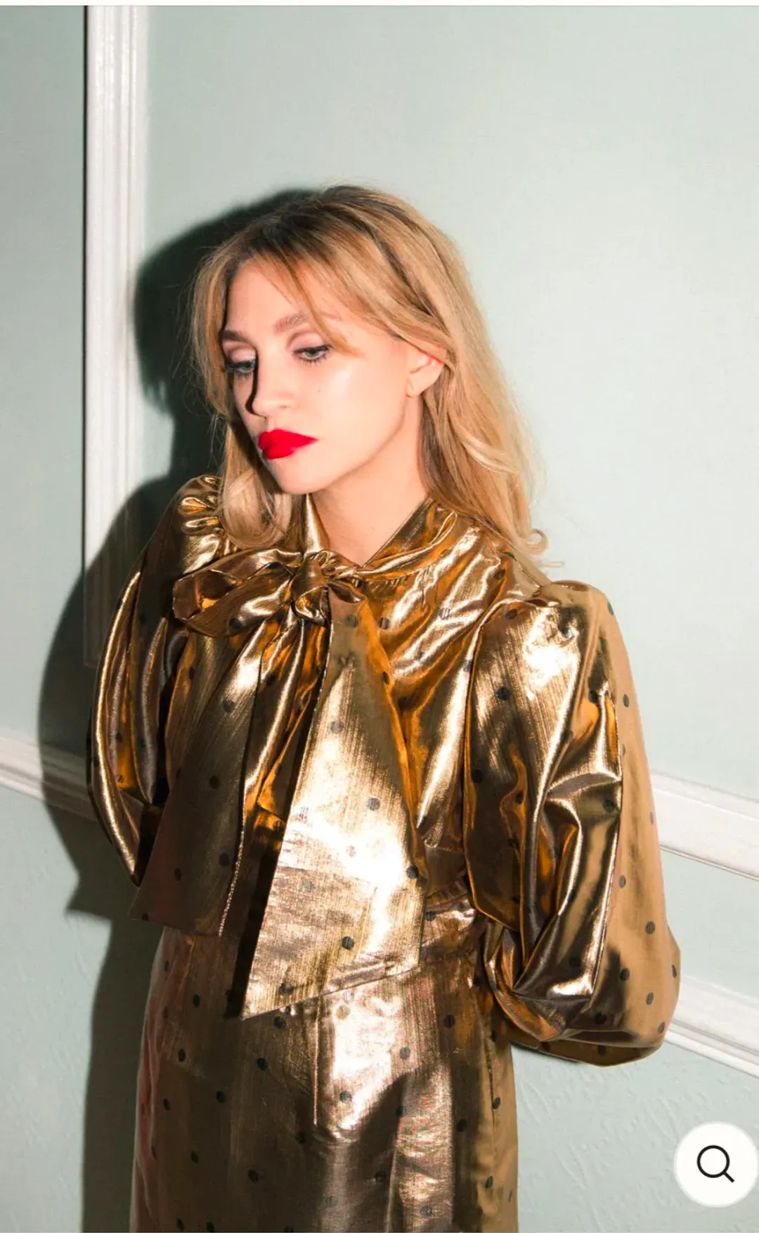 Queens of Archive “Sawyer” Mini Dress Gold Size S / AU 10 for rent on The Volte - main image