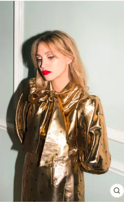 Queens of Archive “Sawyer” Mini Dress Gold Size S / AU 10 for rent on The Volte - image 5