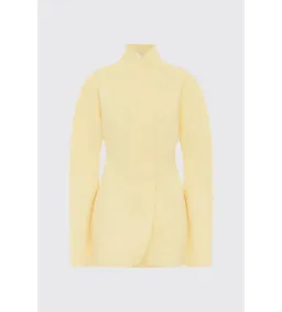 Lillian Khallouf Laff Mini Dress Lemon Size 6 for rent on The Volte - image 7