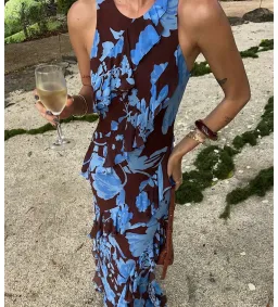 Shona Joy Olson Ruffle Dress- Size AU 6 for rent on The Volte - image 1