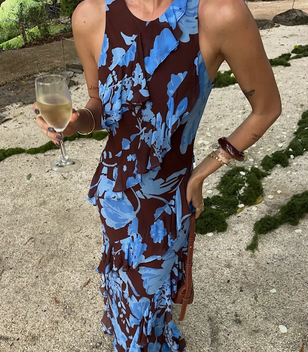 Shona Joy Olson Ruffle Dress- Size AU 10 for rent on The Volte - main image