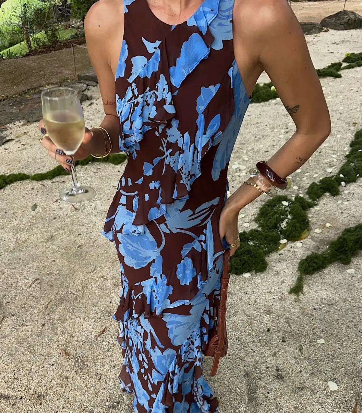 Shona Joy Olson Ruffle Dress- Size AU 10 for rent on The Volte - main image