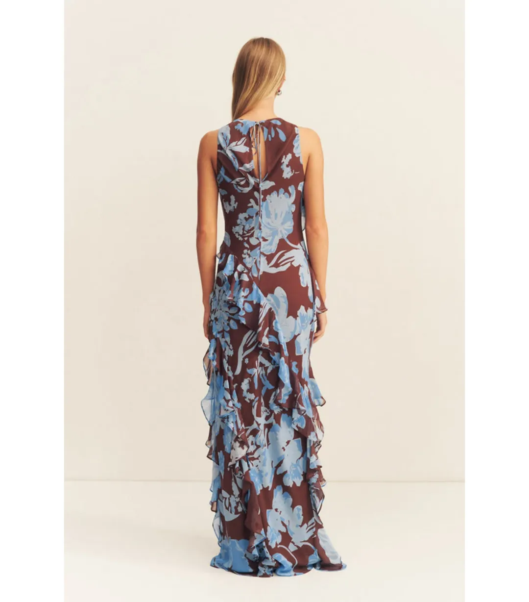 Shona Joy Olson Ruffle Dress- Size AU 10 for rent on The Volte - main image