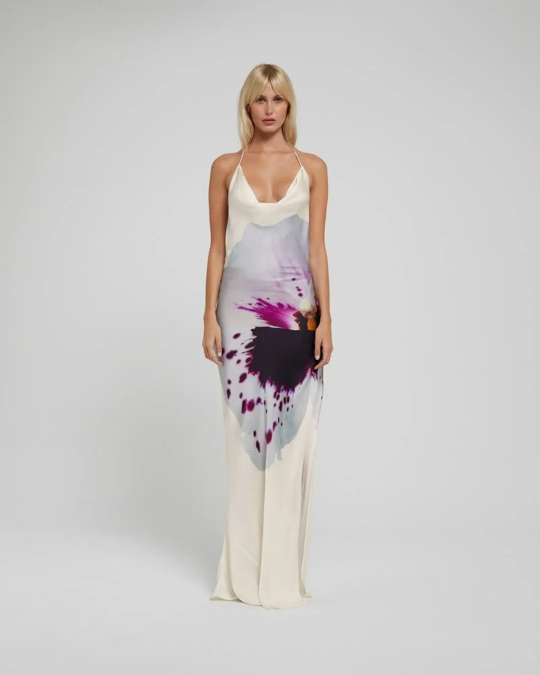 Rat & Boa Angelina Maxi Dress Iris Print Size XS / AU 6 for rent on The Volte - main image