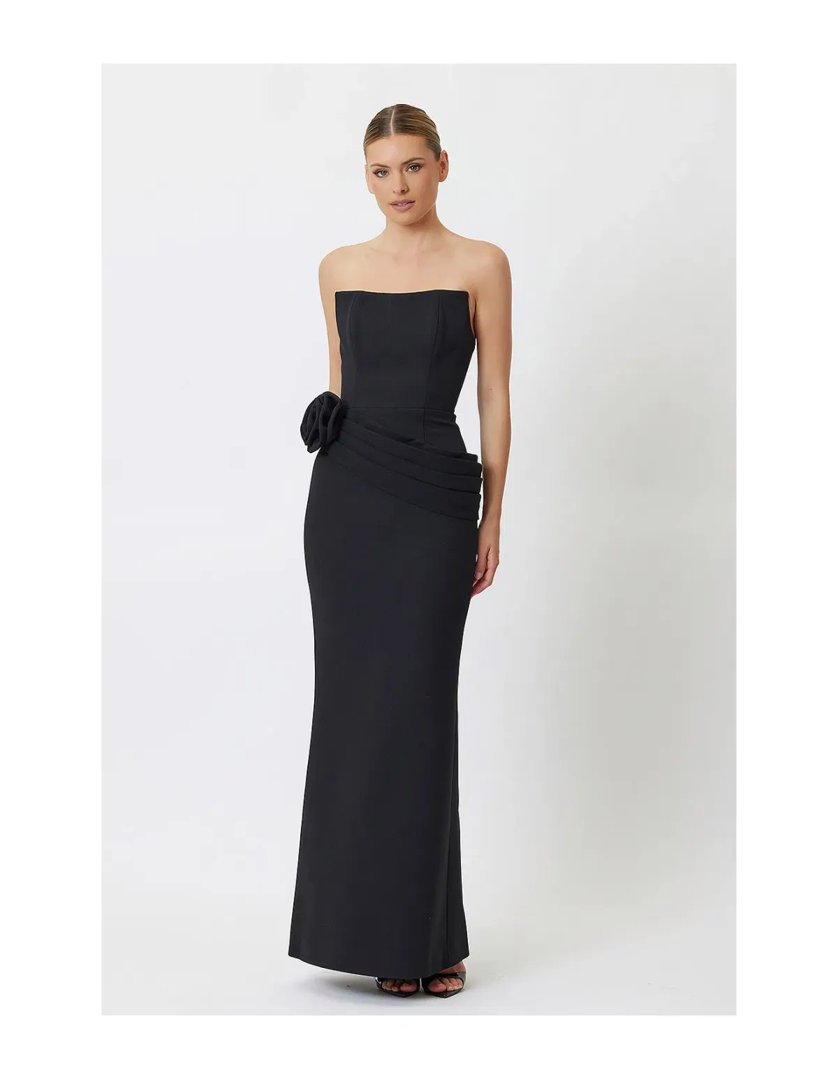 Bianca and Bridgett Illiyana Maxi Dress Black Size 14 for rent on The Volte - main image