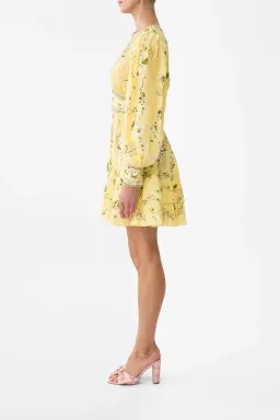 Camilla Button Front Frill Dress in Yellow Size XXL / AU 18 for rent on The Volte - image 2