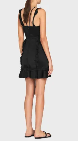 Camilla and Marc Sentry Mini Dress Black Size 8 for rent on The Volte - image 2