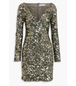 Rachel Gilbert Fleur Mini Dress in Gunmetal Size 4 / AU 14 for rent on The Volte - image 3