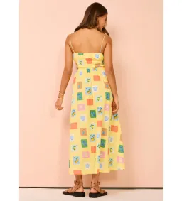 Palm Noosa West Dress in Yellow Emblem Size AU 10 for rent on The Volte - image 3