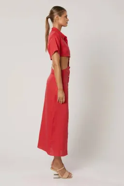 Winona the Label Imara Red Cut Out Dress Size 12 for rent on The Volte - image 2