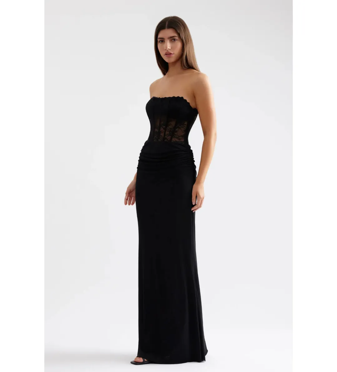 Lexi Alla Dress in Black Size 12 for rent on The Volte - main image