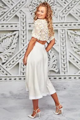 Trelise Cooper White Dance With Somebody Dress Size 8 for rent on The Volte - image 3