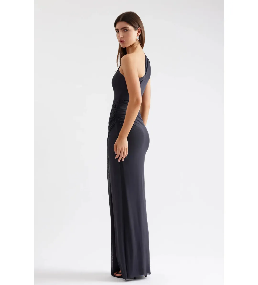 Lexi Viola Maxi Dress in Charcoal Size 10 for rent on The Volte - main image