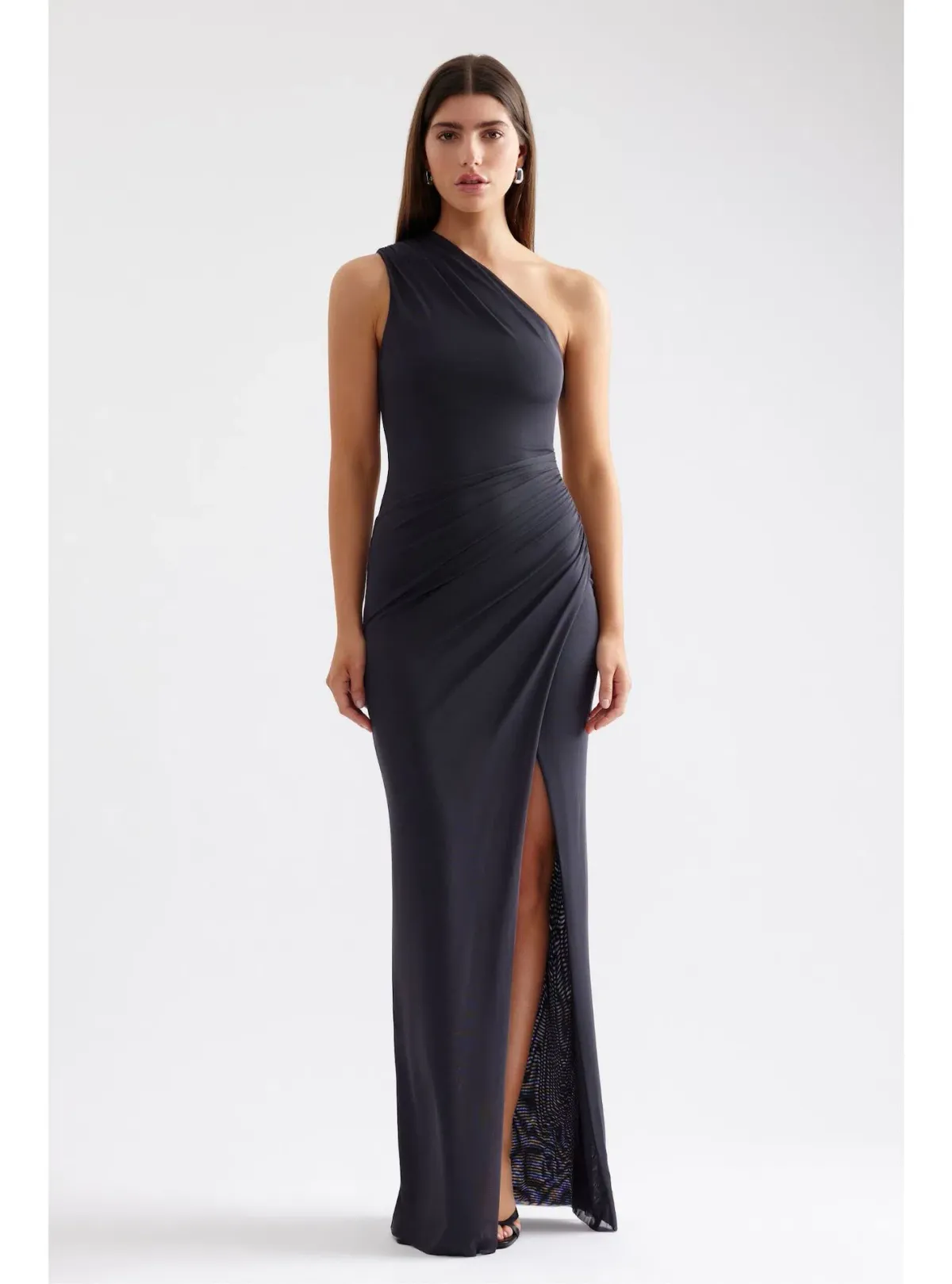 Lexi Viola Maxi Dress Charcoal Size AU 8 for rent on The Volte - main image