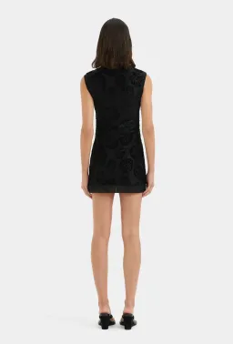 Sir the label Vittoria Mini Dress Midnight Floral Size 8 for rent on The Volte - image 3