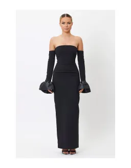 Bianca and Bridgett Adrianna Maxi Dress Black Size AU 12 for rent on The Volte - image 1