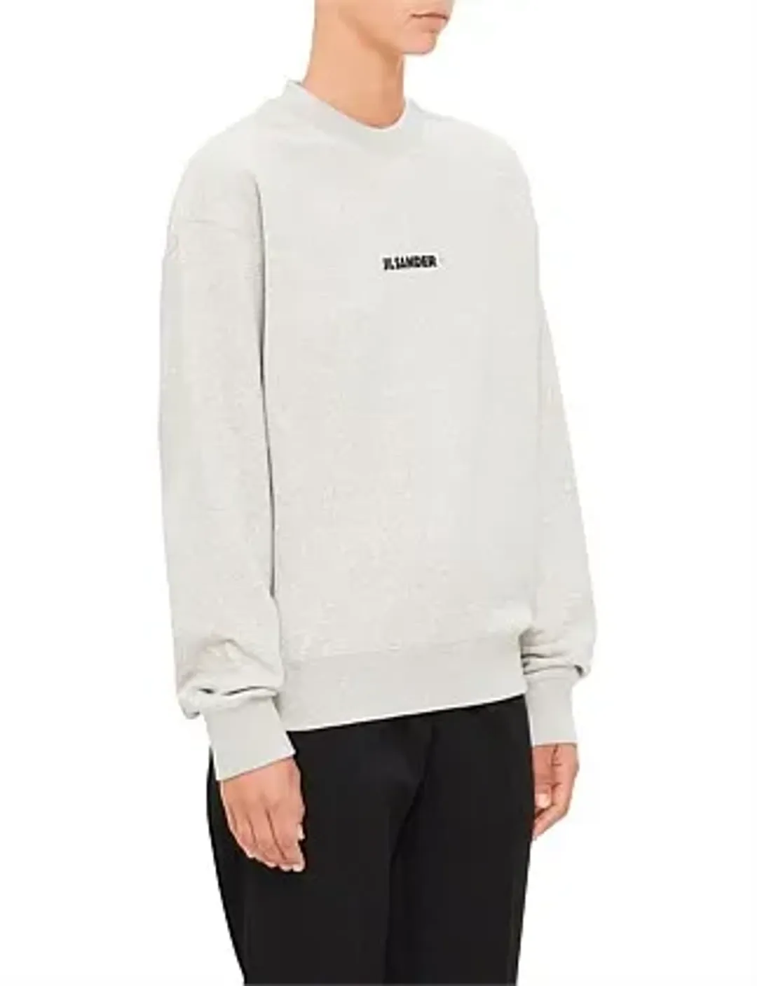 Jil Sander Long Sleeve Crew Neck Logo Sweatshirt Powder Green Size S / AU 8 for rent on The Volte - main image