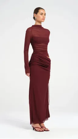 Benni Mable Maxi Dress in Plum Size 10 for rent on The Volte - image 2