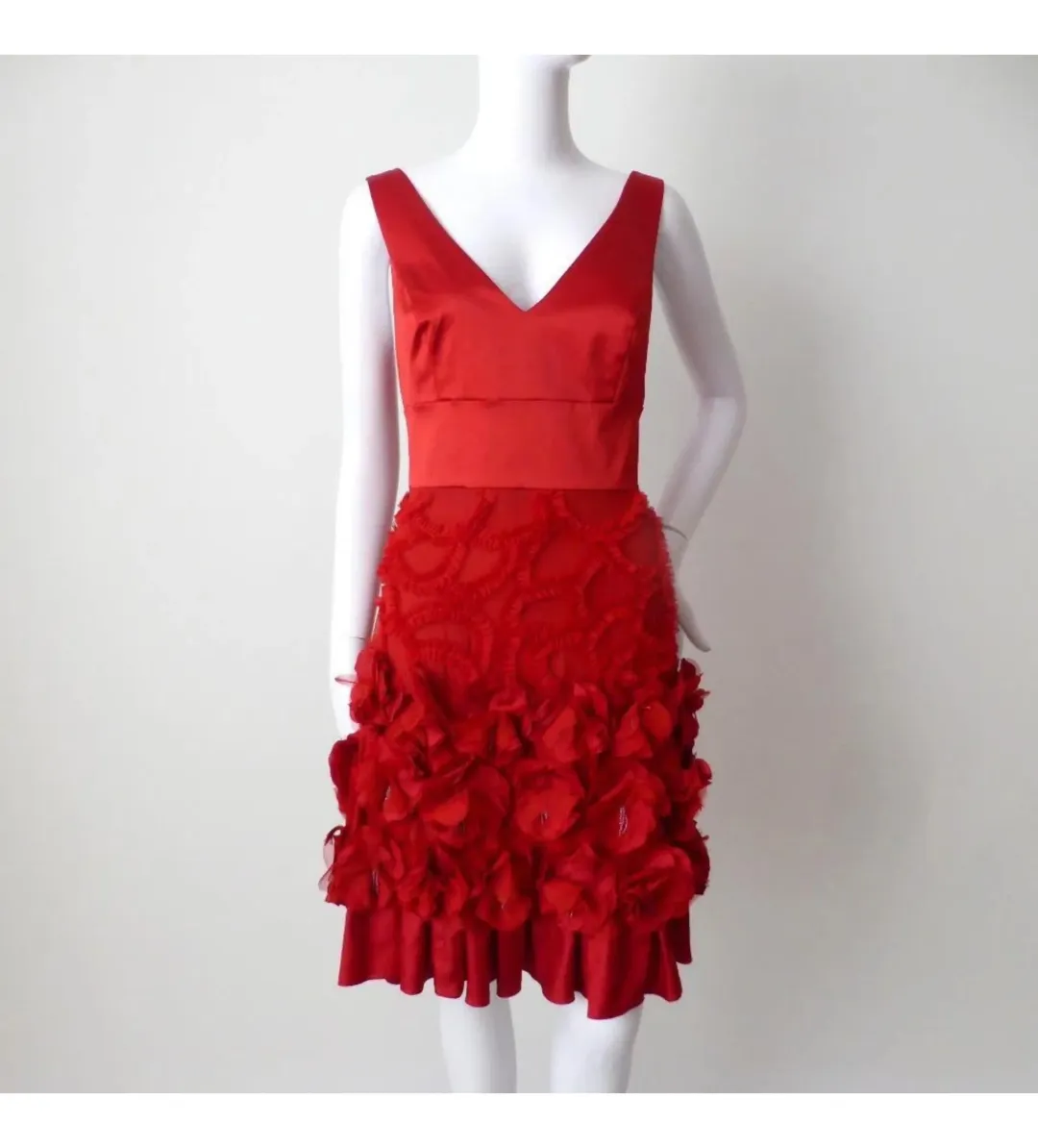 Alannah Hill Kick up a Storm Mini Dress Red Size 8 for rent on The Volte - main image