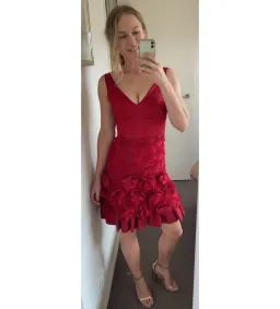 Alannah Hill Kick up a Storm Mini Dress Red Size 8 for rent on The Volte - image 1
