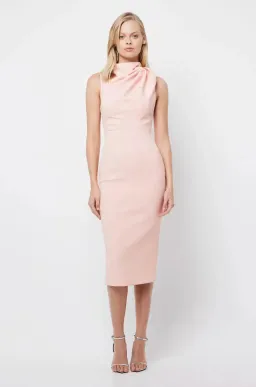 Mossman The Edge Of Glory Midi Dress in Blush Size 6 for rent on The Volte - image 1